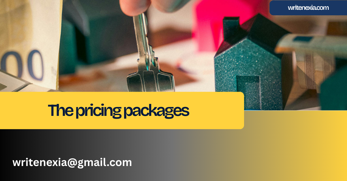 The pricing packages
