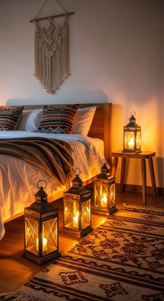 Boho Bedroom Lighting Ideas