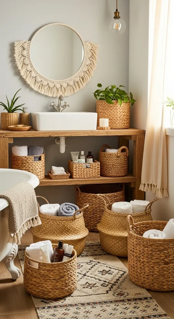 Vibrant Boho Bathroom Ideas