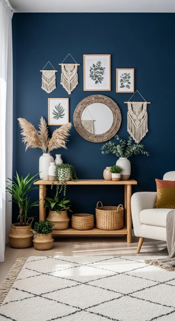 Blue Boho Bedroom Ideas