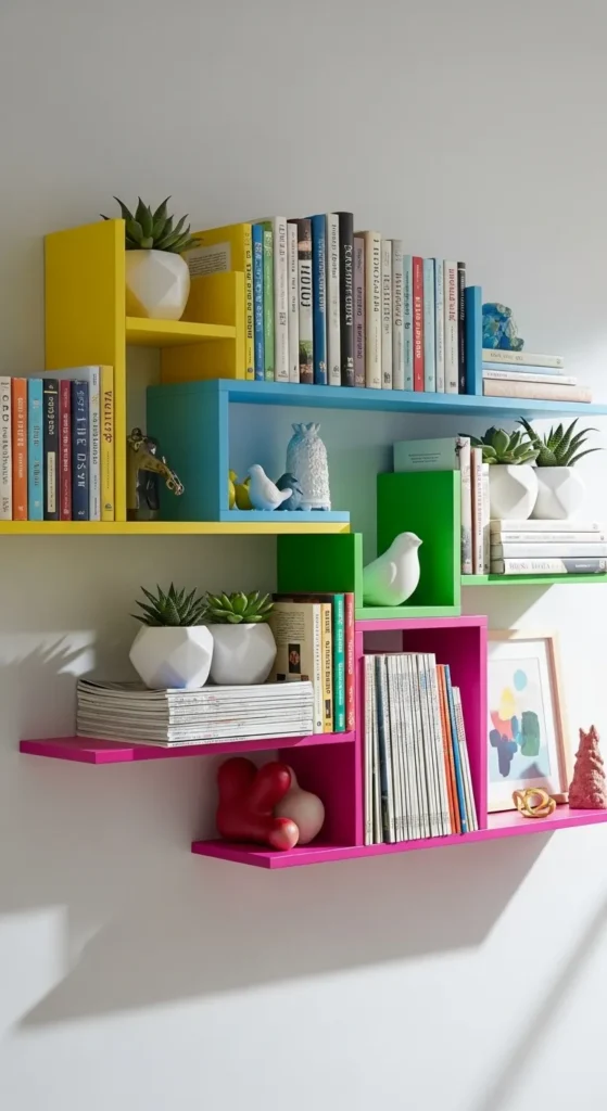 Vibrant Home Office Decor