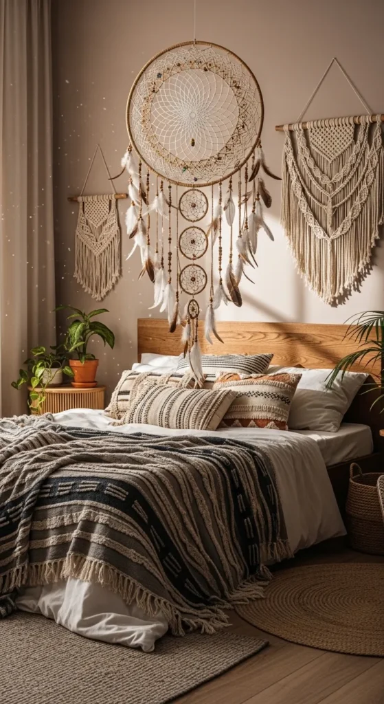 Boho Inspired Bedroom Wall Decor Ideas