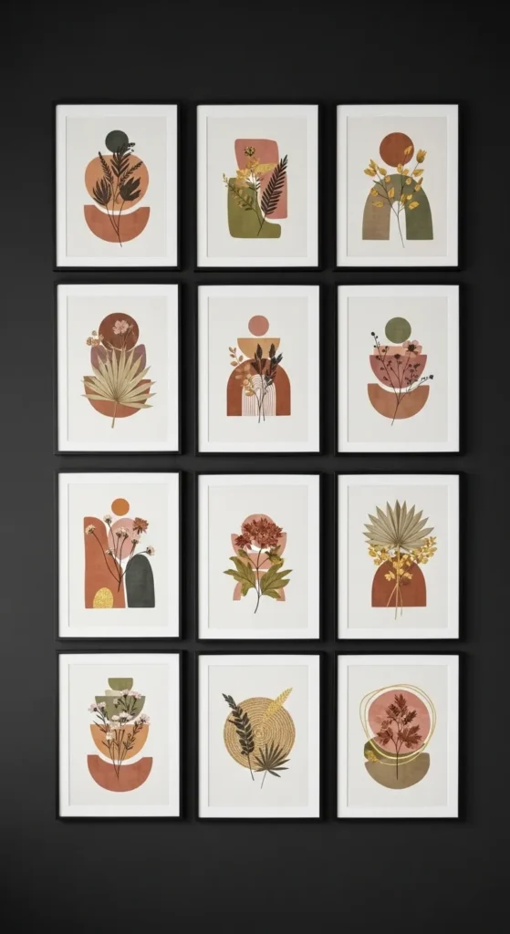 Black Boho Living Room