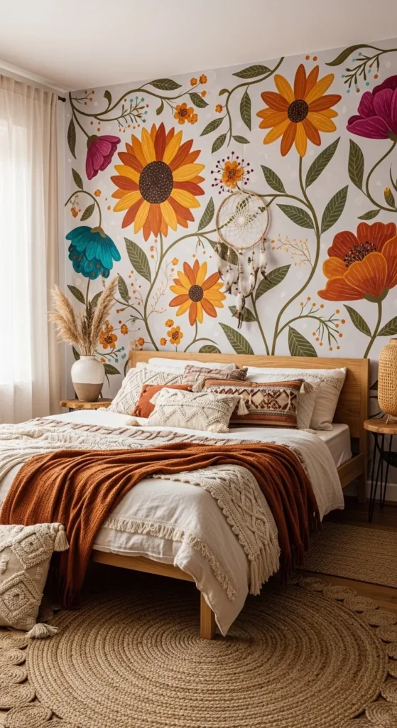 Boho Bedroom Accent Walls