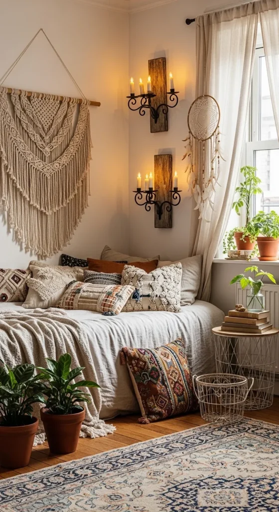 Boho Bedroom Lighting Ideas