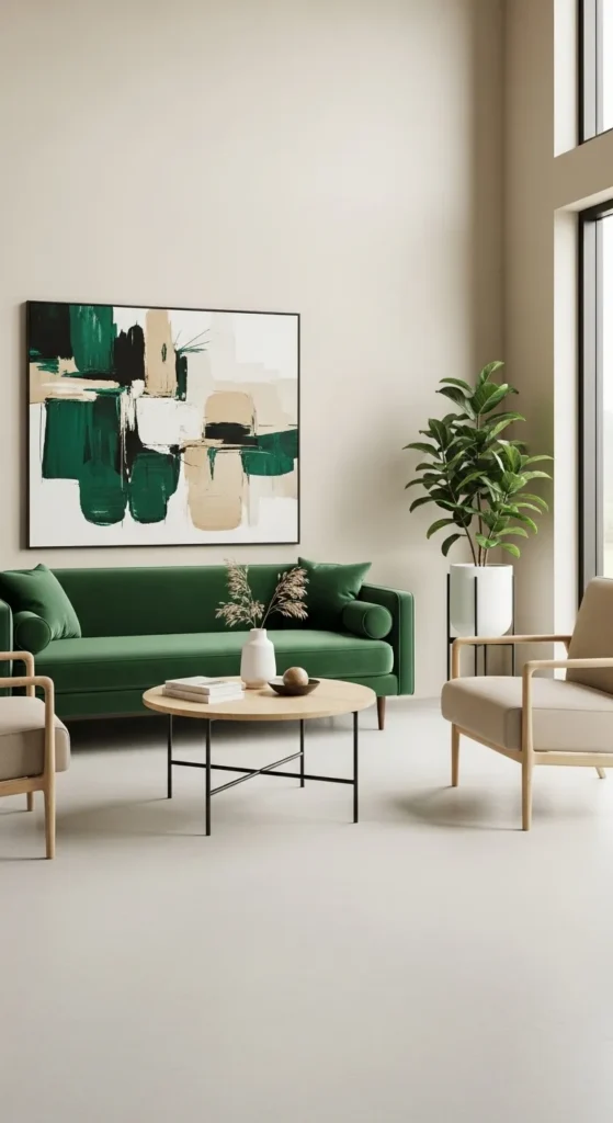 Colorful Minimalist Living Room