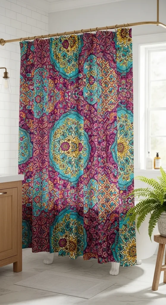 Vibrant Boho Bathroom Ideas