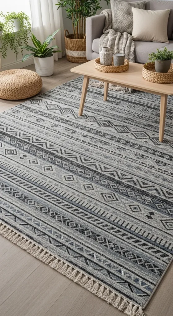 Grey Boho Living Room Ideas