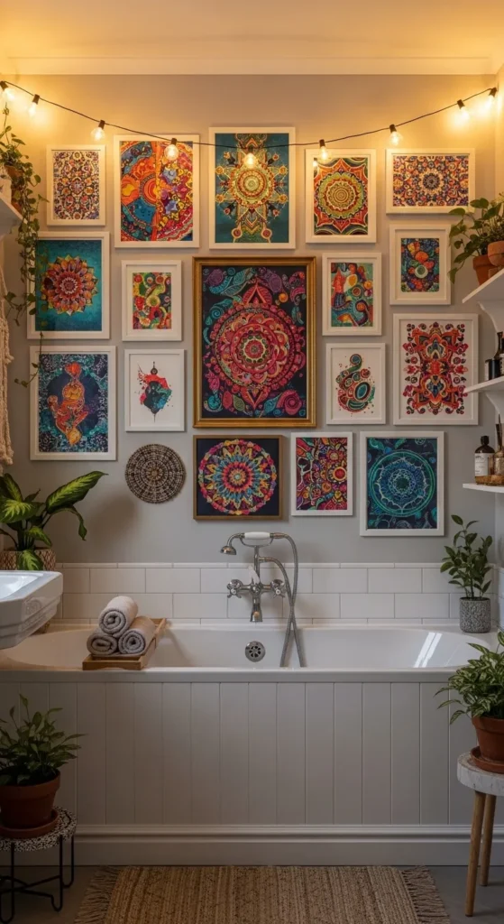 Vibrant Boho Bathroom Ideas