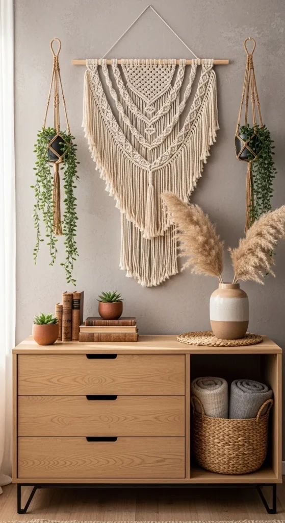 Decorate a Boho Dresser