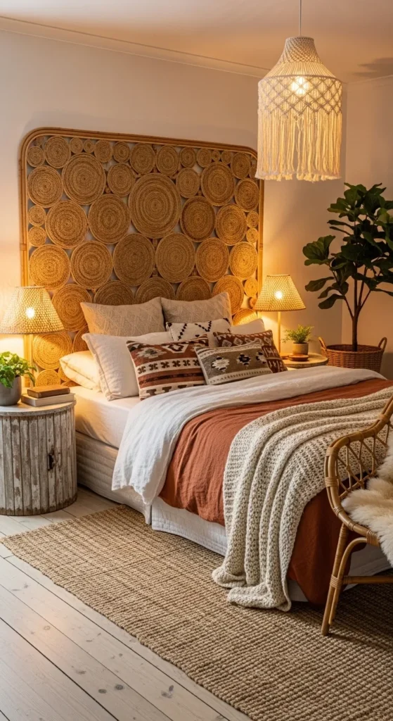 Boho Bedroom Accent Walls