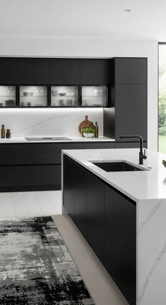 Black and White Kitchens