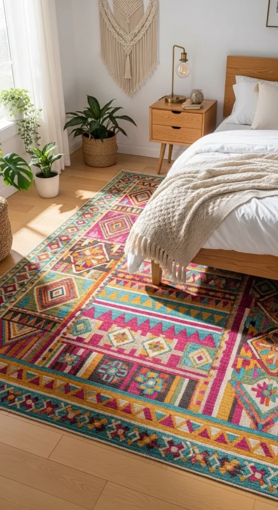 boho bedroom rugs