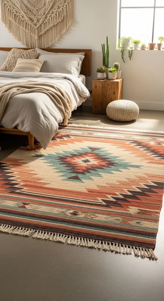 boho bedroom rugs