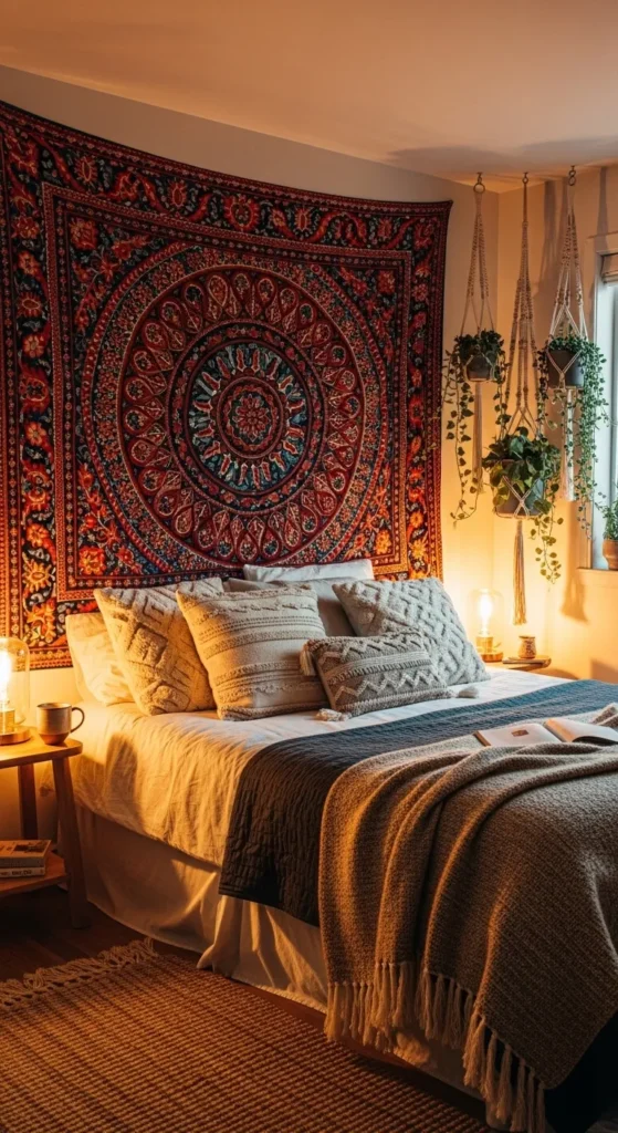  Boho Inspired Bedroom Wall Decor Ideas
