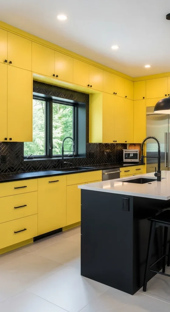 Yellow Kitchen Cabinet Ideas