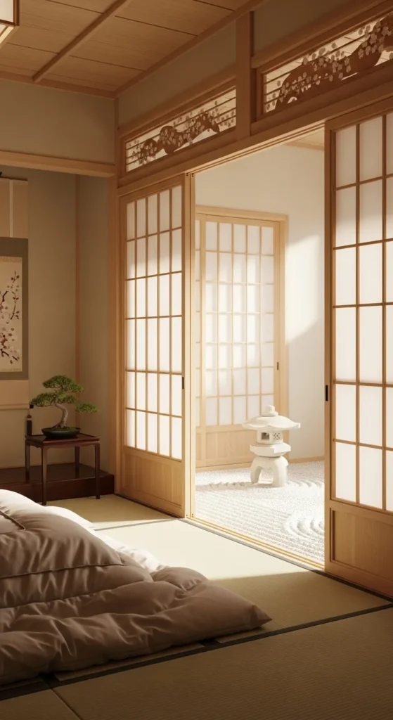 Japanese Boho Bedroom Decor