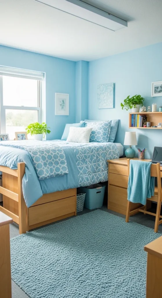 Blue Dorm Room Ideas