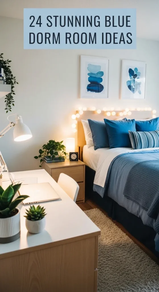 Blue Dorm Room Ideas