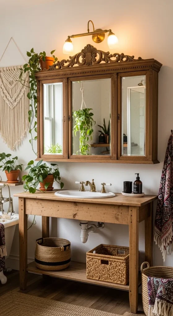 Vibrant Boho Bathroom Ideas