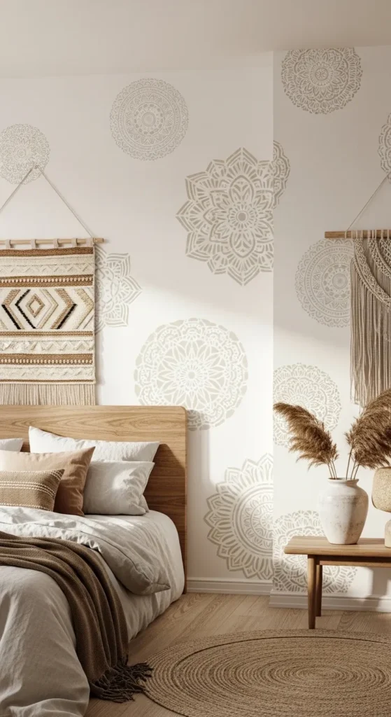Boho Bedroom Accent Walls