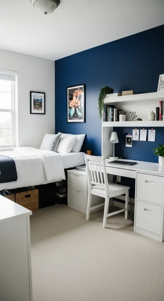 Blue Dorm Room Ideas