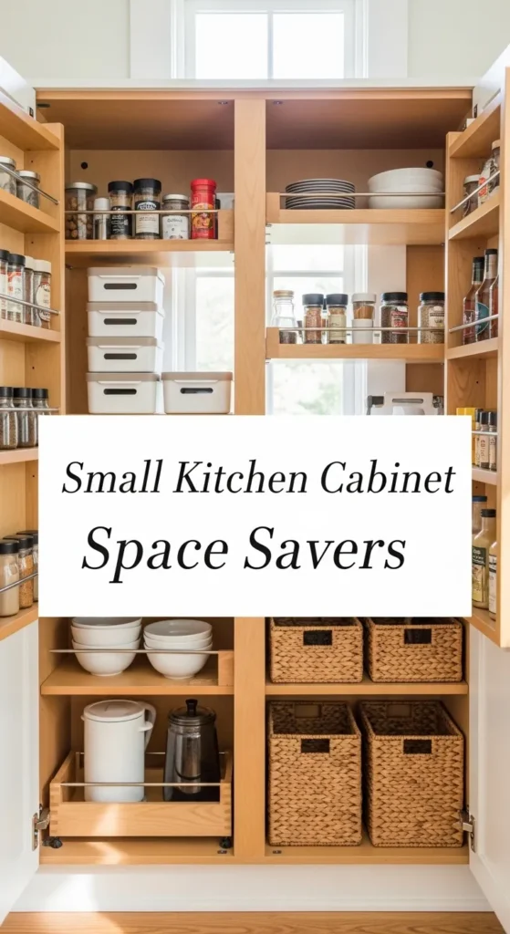 kitchen cabinet space savers