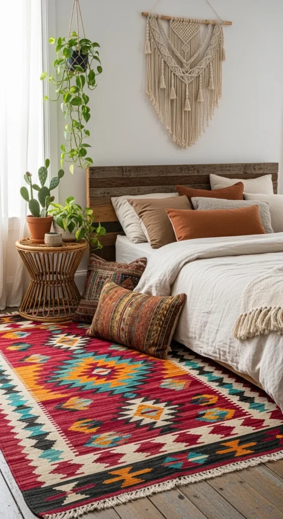 boho bedroom rugs