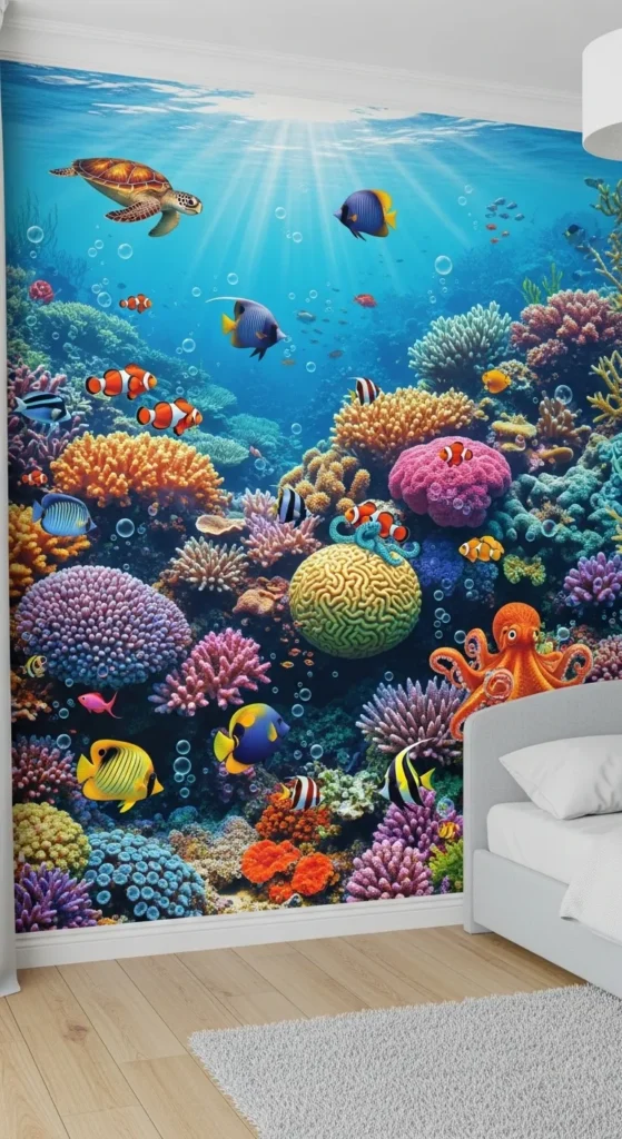 Ocean Inspired Kids Room Ideas