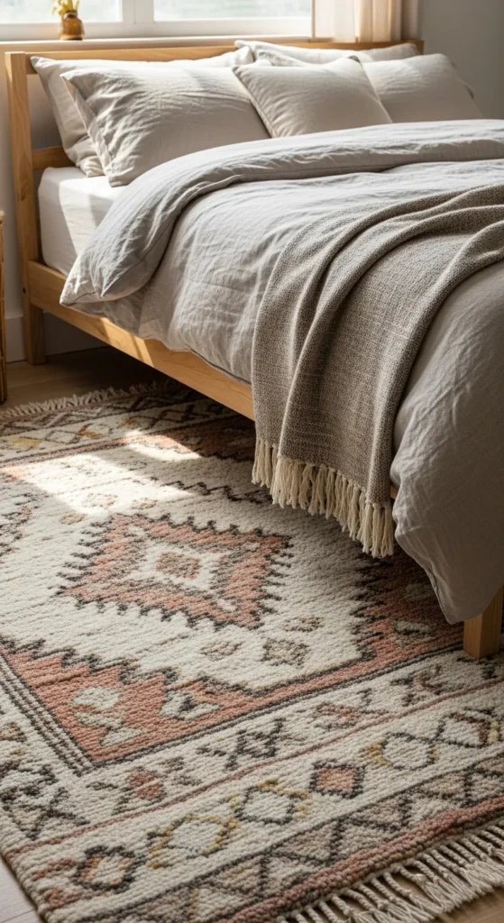 Boho Style Bedroom Rugs