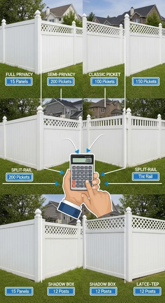 Vinyl Fence Calculator