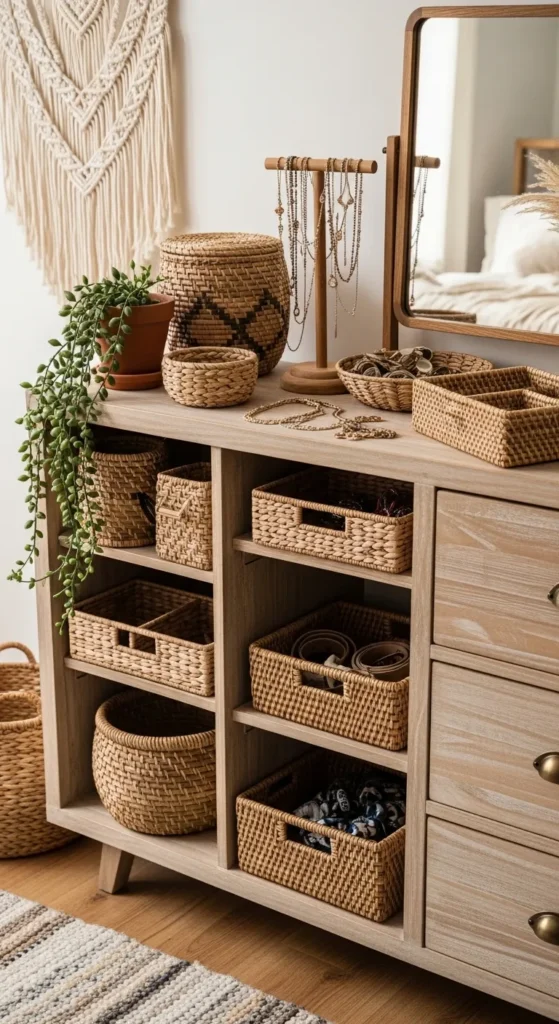 Decorate a Boho Dresser