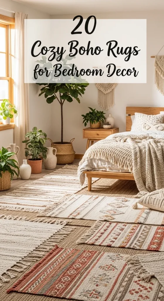 boho bedroom rugs