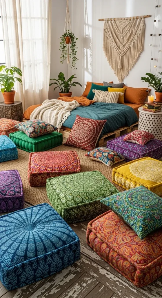 Boho Style Apartment Bedrooms