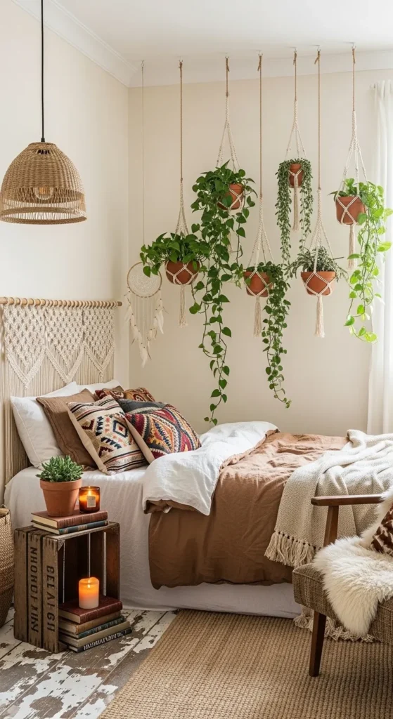 Boho Style Apartment Bedrooms