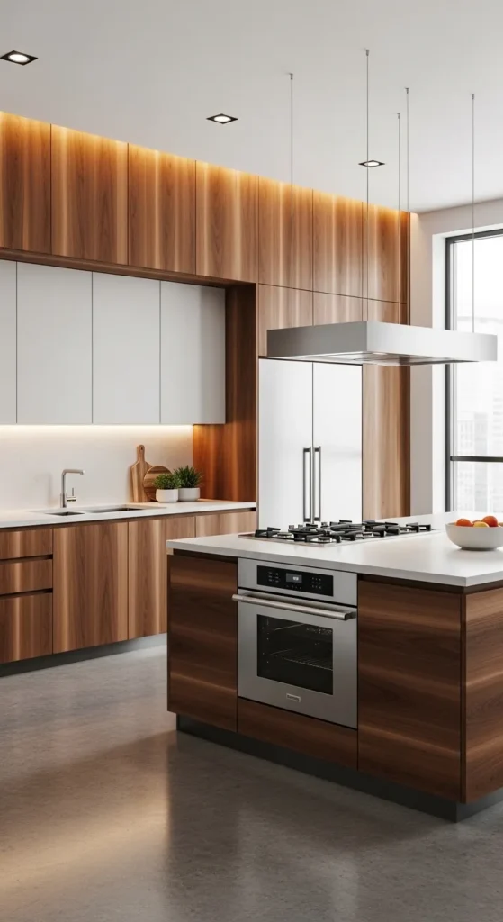 White and Wood Kitchen Styles