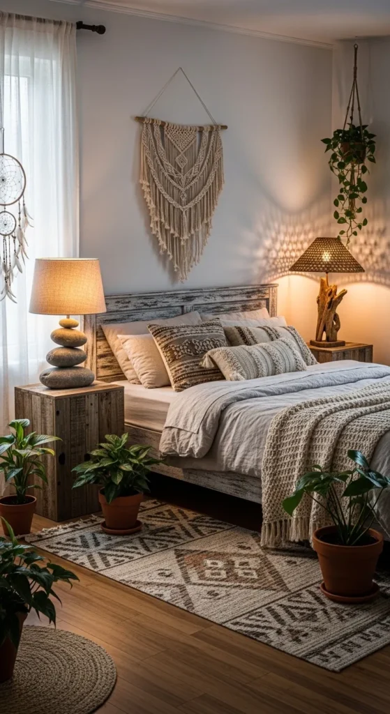 Boho Bedroom Lighting Ideas