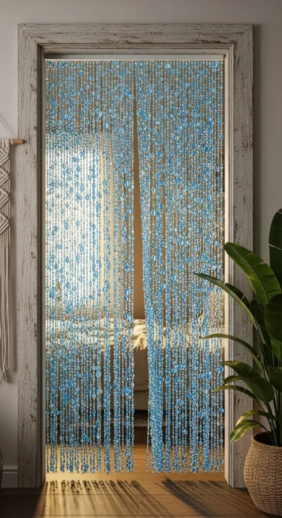 Light Blue Boho Bedroom Decor