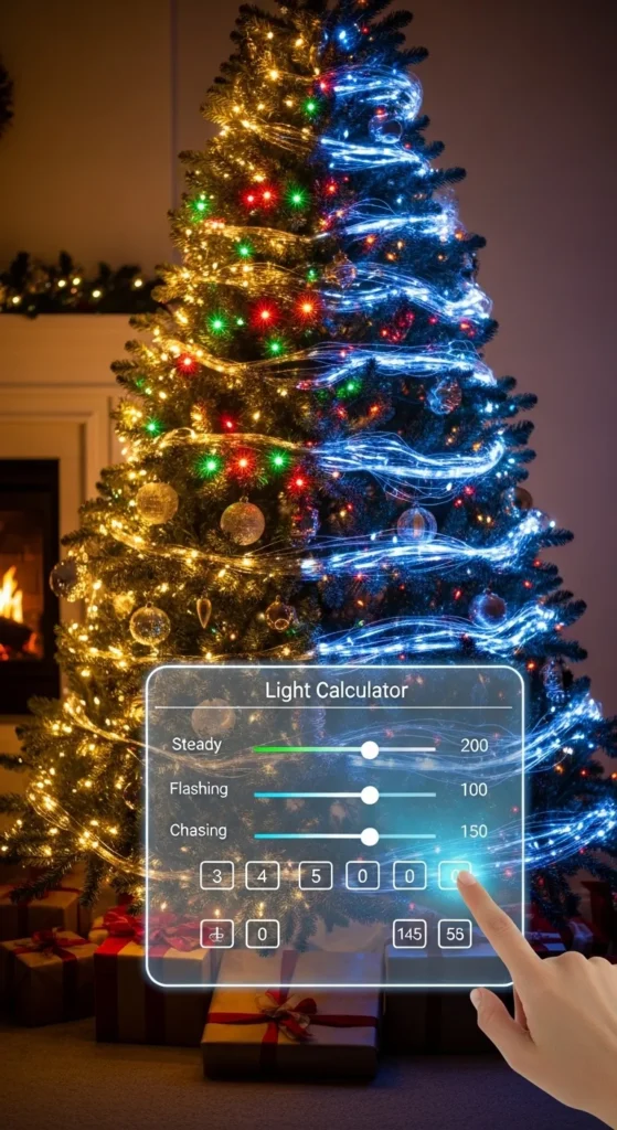 Christmas Tree Light Calculator
