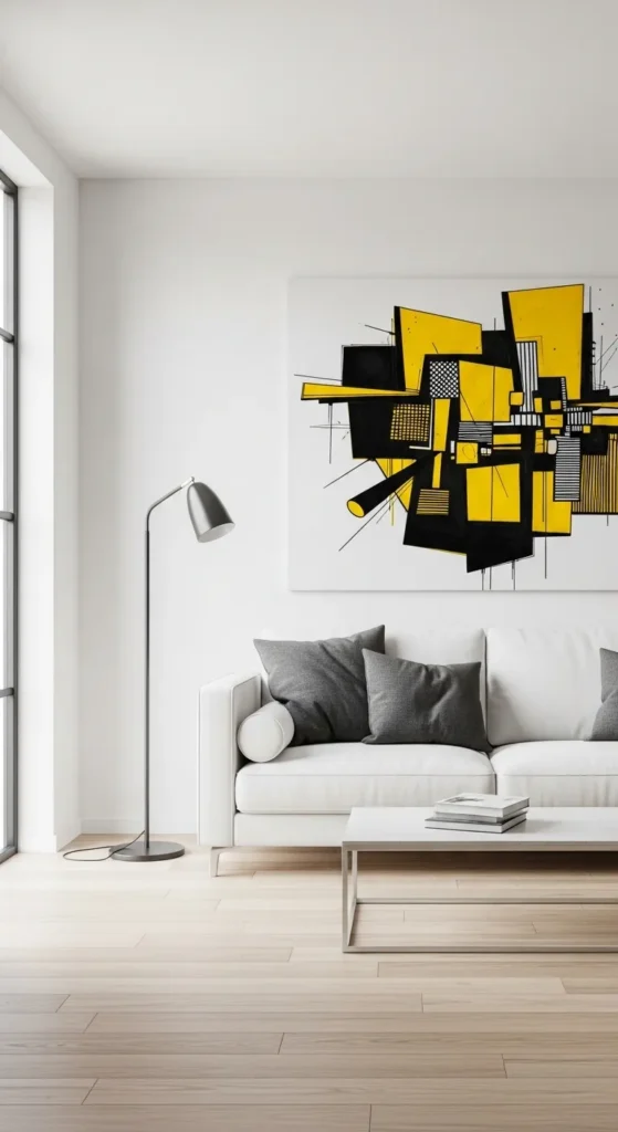 Colorful Minimalist Living Room