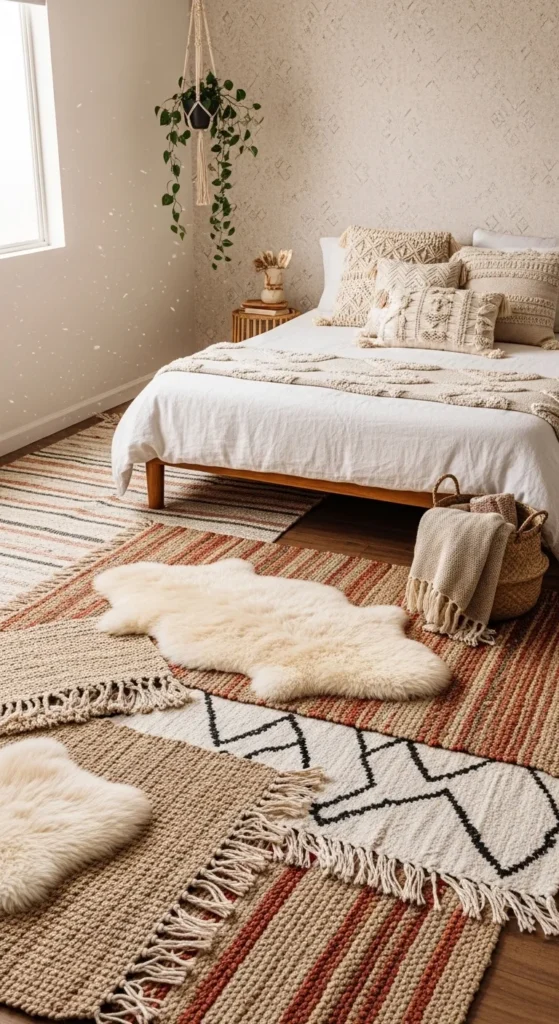 Boho Style Apartment Bedrooms