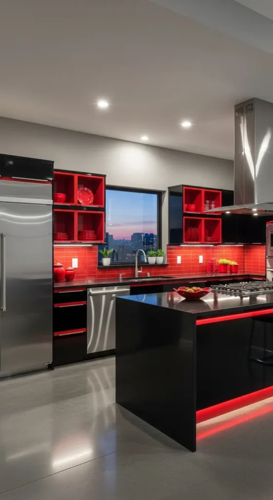 Black Kitchen Cabinets