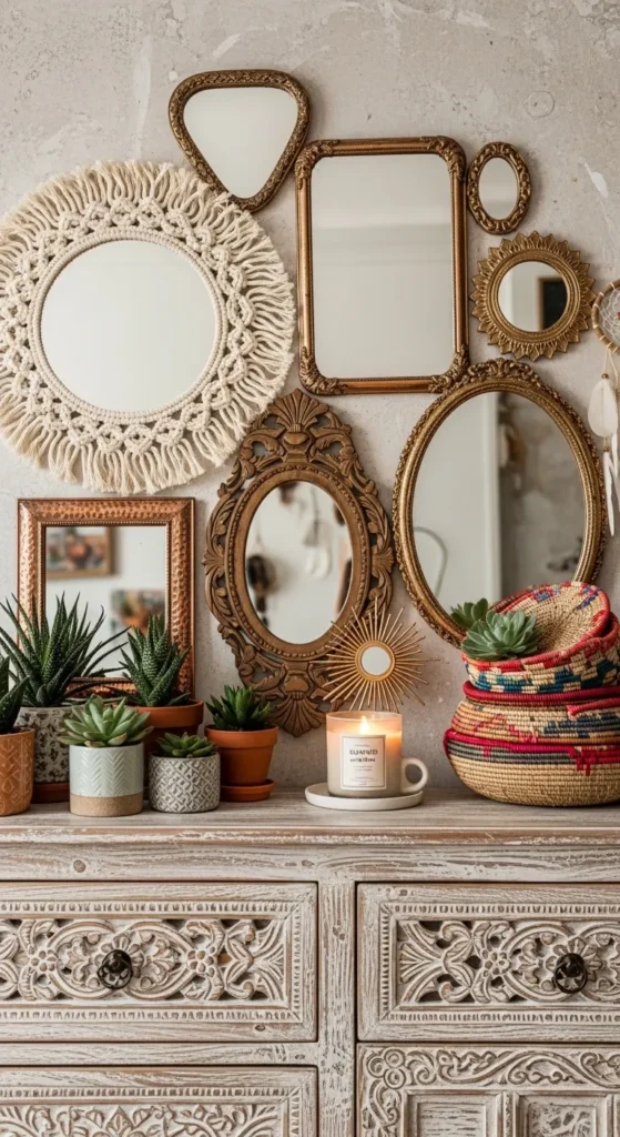 Decorate a Boho Dresser