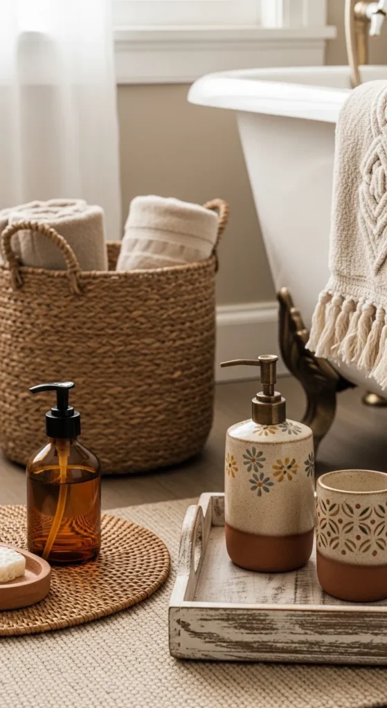 Vibrant Boho Bathroom Ideas