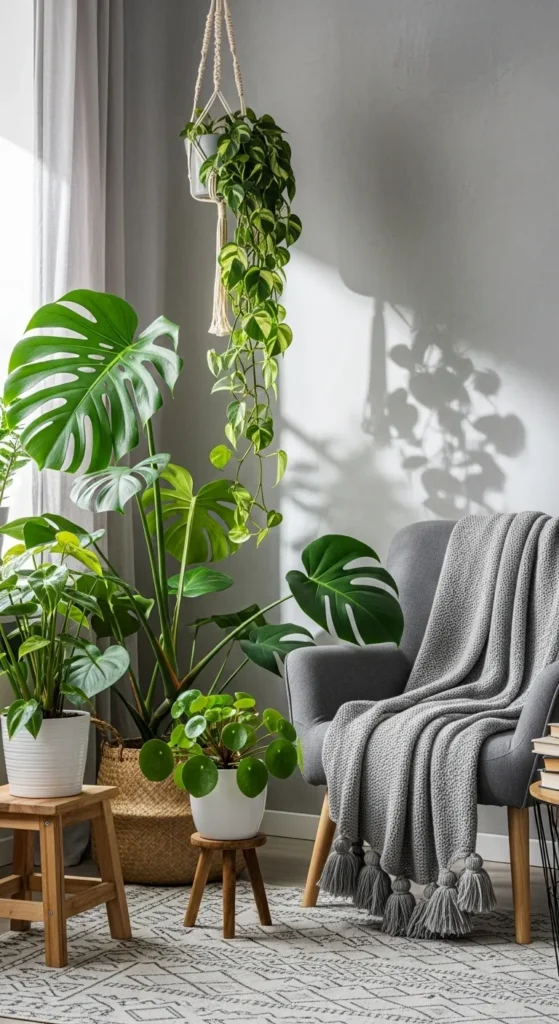 Grey Boho Living Room Ideas