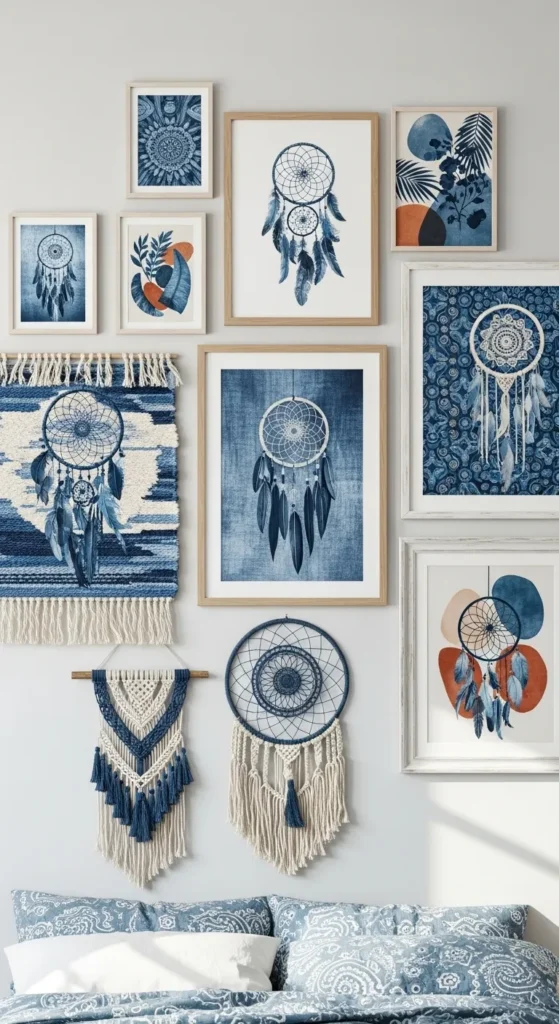 Blue Boho Bedroom Ideas