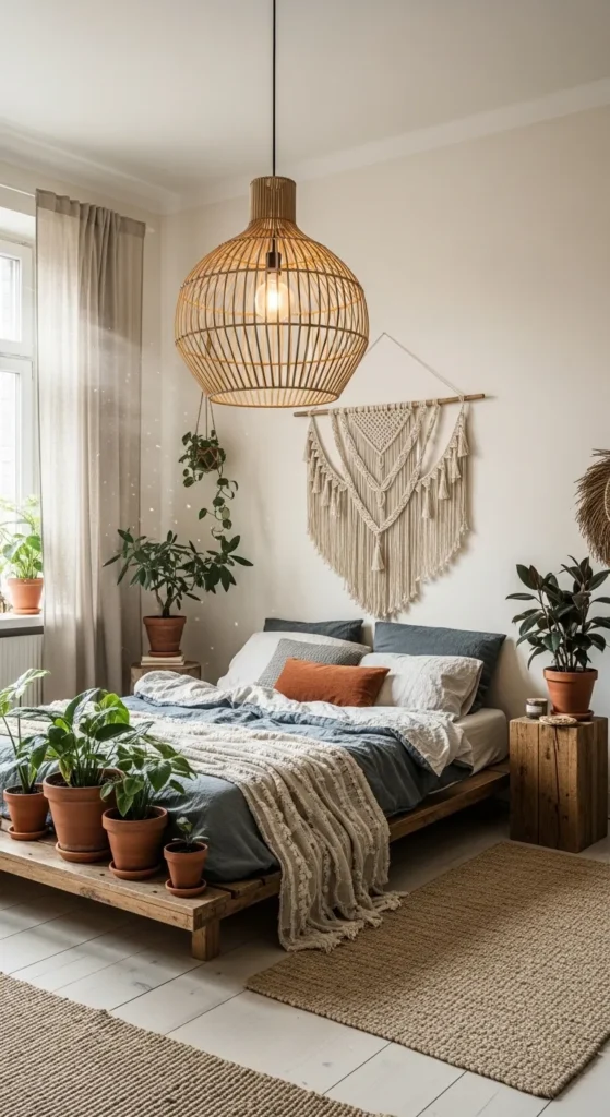 Boho Style Apartment Bedrooms