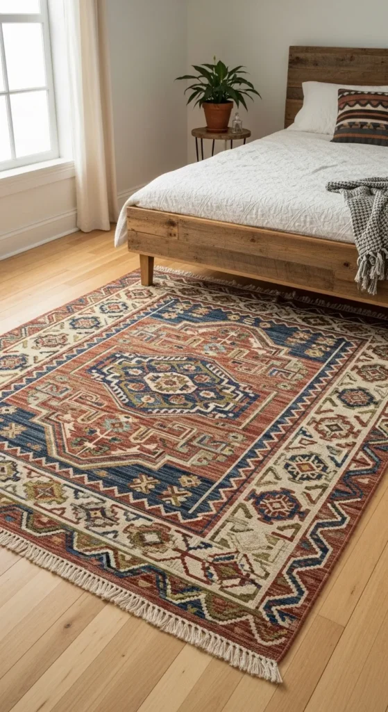 Boho Style Bedroom Rugs
