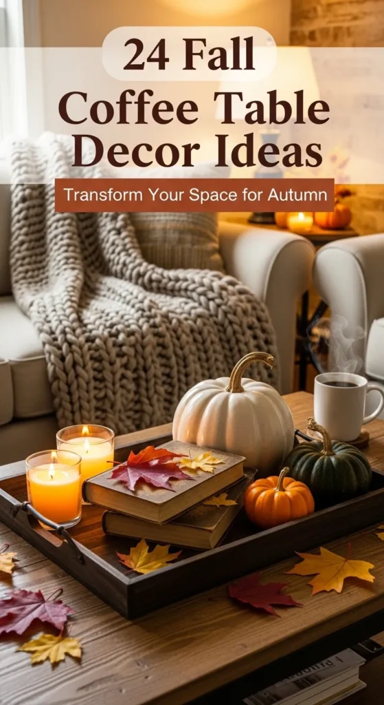 Fall Coffee Table Decor Ideas