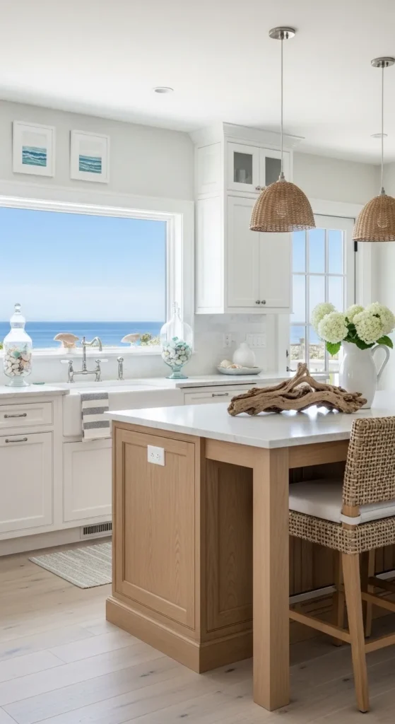 White and Wood Kitchen Styles